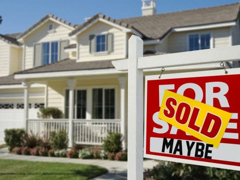 sold sign - Maybe