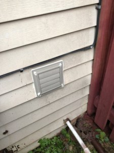 dryer vent cover closed